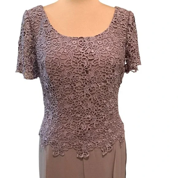 J. J.'S House Lilac Mother of the Bride Dress - Size: Please See Measurements - Picture 4 of 12